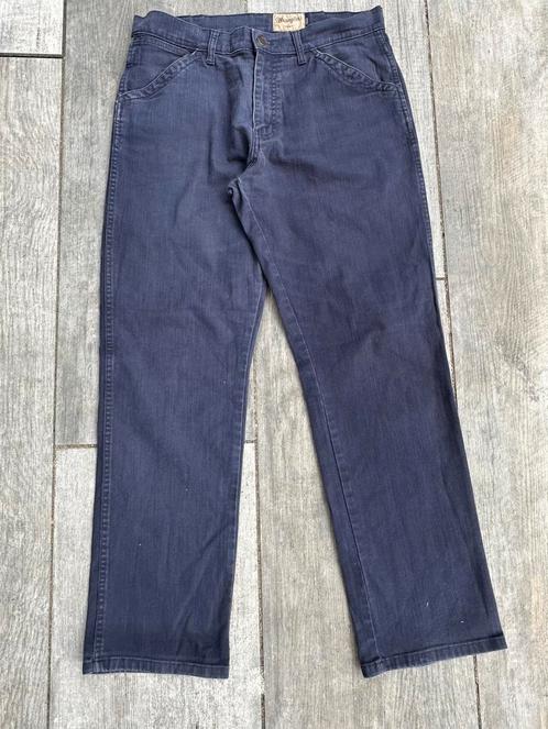 Wrangler Texas Stretch Jeans – Donkerblauw – W33 L30, Kleding | Heren, Broeken en Pantalons, Zo goed als nieuw, Blauw, Verzenden