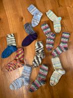 Mooie zelf gebreide sokken, katoen of wol, maat 38/39/40, Kleding | Dames, Sokken en Kousen, Nieuw, Ophalen of Verzenden, Sokken en Kniesokken