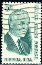 USA Verenigde Staten 1235 - Cordell Hull, Postzegels en Munten, Postzegels | Amerika, Ophalen of Verzenden, Noord-Amerika, Gestempeld