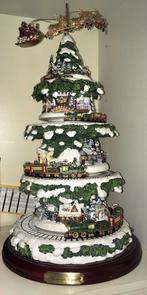 Thomas Kinkade Wonderland Express kerstboom collectorsitem !, Ophalen, Gebruikt