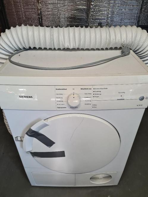 Siemens droger met luchtafvoer, Witgoed en Apparatuur, Wasdrogers, Gebruikt, Luchtafvoer, Voorlader, 6 tot 8 kg, 85 tot 90 cm
