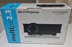 Overmax multipic 2.3 wifi beamer projector + remote ,in doos, LED, Ophalen of Verzenden, Full HD (1080), Overmax