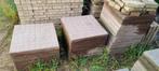 betontegel 50x50x5  rood - 10m², Tuin en Terras, Ophalen, Gebruikt, 5 tot 10 m², Beton