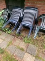 8 tuinstoelen gratis af te halen, Tuin en Terras, Tuinstoelen, Ophalen of Verzenden, Zo goed als nieuw, Kunststof