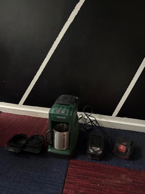 Parkside Accu Koffiemachine - Zo Goed Als Nieuw, Witgoed en Apparatuur, Koffiezetapparaten, Zo goed als nieuw, Ophalen of Verzenden