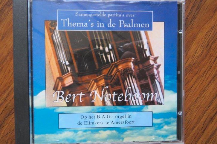 Cd orgel: Themas in de Psalmen, Bert Noteboom, Amersfoort, Cd's en Dvd's, Cd's | Religie en Gospel, Zo goed als nieuw, Gospel