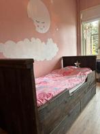 Steigerhout peuterbed, Kinderen en Baby's, Kinderkamer | Bedden, Ophalen, 70 tot 85 cm, 140 tot 160 cm, Zo goed als nieuw