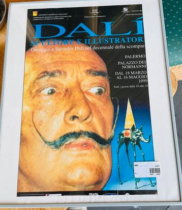 Affiche / poster tentoonstelling Salvador Dali beschikbaar voor biedingen