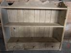 Decoratief en functioneel Pine houten geborsteld bordenrek., Antiek en Kunst, Ophalen