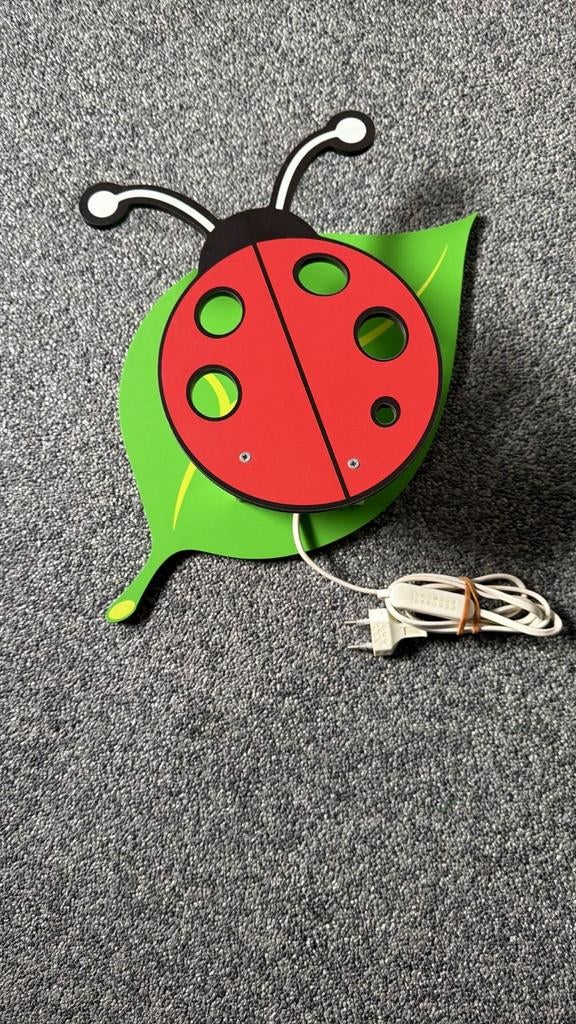 Leuke lieveheersbeestje wandlamp, Kinderen en Baby's, Kinderkamer | Inrichting en Decoratie, Ophalen of Verzenden, Zo goed als nieuw