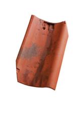 Sinus Vieilli Rood , Zwart verglaasd Rustiek engobe voorraad, Ophalen, Nieuw, 15 m² of meer, Dakpannen