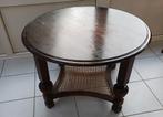 Ronde houten salontafel antiek brocante, Antiek en Kunst, Ophalen