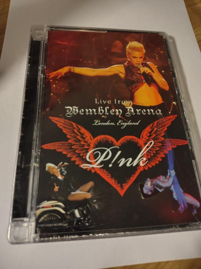P!NK - Live from Wembley Arena London, England DVD, Cd's en Dvd's, Alle leeftijden, Ophalen of Verzenden, Gebruikt