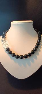 Ketting met onyx, Sieraden, Tassen en Uiterlijk, Edelstenen, Ophalen of Verzenden, Zo goed als nieuw