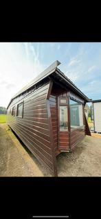 Chalet winterhard red cedar, Caravans en Kamperen, Stacaravans, Tot en met 2