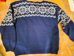 Noorse wollen trui maat L - ZGAN, Kleding | Dames, Truien en Vesten, Verzenden, Zo goed als nieuw, Maat 42/44 (L), Blauw