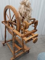 Antiek Houten Spinnewiel, Ophalen of Verzenden, Gebruikt, Spinnewiel