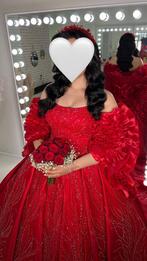 Luxe Henna Jurk, Ophalen, Zo goed als nieuw, Rood