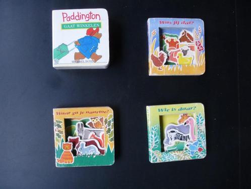 4 mini kartonnen boekjes, Boeken, Kinderboeken | Baby's en Peuters, Gelezen, 1 tot 2 jaar, Ophalen of Verzenden