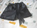 Nieuw imitatieleren zwart kort broekje Persival maat 152/158, Broek, Persival, Meisje, Nieuw