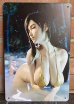 Tifa Lockhart Final Fantasy Sexy Metalen wandbord, Verzamelen, Verzenden, Superheld, Nieuw, Plaatje, Poster of Sticker