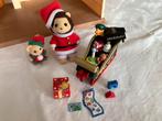 Kerstman elf slee cadeaus sylvanian families, Ophalen of Verzenden, Zo goed als nieuw, Poppenhuis