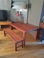 Massief kersenhouten tafel - perfecte staat, Huis en Inrichting, 100 tot 150 cm, Ophalen of Verzenden, Zo goed als nieuw, 150 tot 200 cm