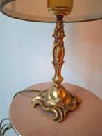 Vintage Gouden Tafellamp, Ophalen of Verzenden, Gebruikt, Minder dan 50 cm