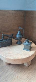 Miniatuur o.a  Strijkijzer voor Letterbak - 3 stuks, Ophalen