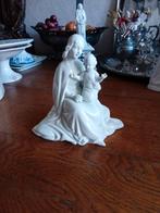 Mooie gave porseleinen maria met kindje jezus, Ophalen of Verzenden