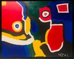 PRACHTIG ORIGINEEL KUNSTWERK VAN KAREL APPEL, Ophalen of Verzenden