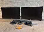 2x Dell U2415 Monitor + Dell MDS14 dubbele monitorstandaard, Computers en Software, Monitoren, Ophalen, IPS, Zo goed als nieuw