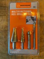 Werckmann HSS Drill Bit Set 4 stuks in blister, Ophalen of Verzenden, Nieuw