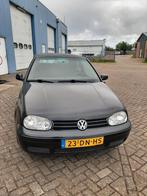 Volkswagen Golf 1.8 Cabriolet 55KW 1999 Zwart, Auto's, 74 pk, 4 cilinders, Cabriolet, 4 stoelen