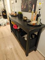 Zwarte Dressoir/Sidetable - Handgemaakt, Huis en Inrichting, Tafels | Sidetables, Ophalen, Gebruikt, Rechthoekig