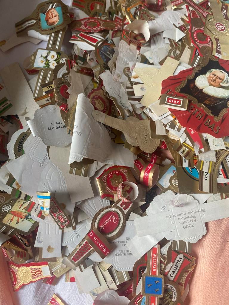 Verzameling Sigarenbandjes - Diverse merken, Ophalen of Verzenden, Gebruikt