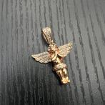 14k gouden engel hanger italy, Ophalen of Verzenden, Nieuw, Goud, Kruis of Symbool