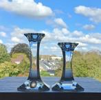 Stel Kandelaars Kristal Dresden Crystal Vintage, Ophalen of Verzenden, Kristal