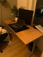 Bureau, Huis en Inrichting, Bureaus, Ophalen, In hoogte verstelbaar, Gebruikt, Bureau