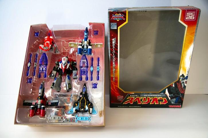 TRANSFORMERS - Superion SC26 Superlink/Energon 2004 COMBINER, Verzamelen, Transformers, Zo goed als nieuw, Overige generaties