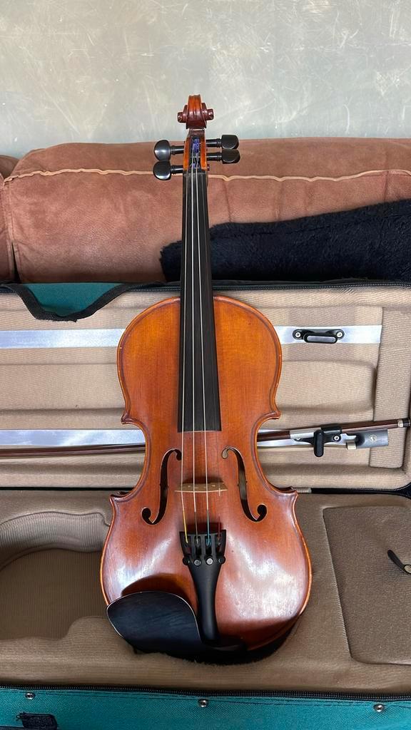 1/2 viool van Andre van Putten, met toebehoren, Muziek en Instrumenten, Strijkinstrumenten | Violen en Altviolen, Zo goed als nieuw