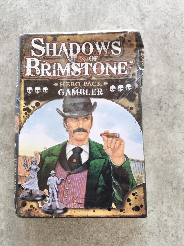 Shadows of Brimstone: Gambler Hero Pack, Verzamelen, Poppetjes en Figuurtjes, Nieuw, Ophalen of Verzenden