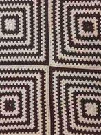 Vintage woondeken granny gehaakt bruintinten, Gebruikt, Etten-Leur, DJT@dejuistetoon.eu, De Juiste Toon