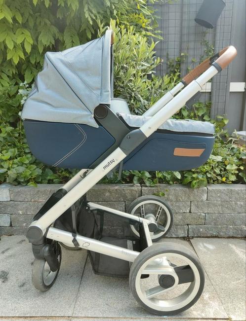 Kinderwagen Mutsy i2 + accessoires, Kinderen en Baby's, Kinderwagens en Combinaties, Gebruikt, Combiwagen, Mutsy, Verstelbare duwstang
