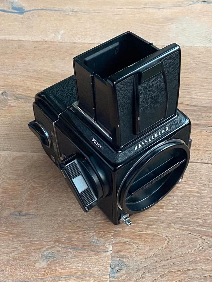 Hasselblad 503 cx body en magazijn, Audio, Tv en Foto, Fotocamera's Analoog, Gebruikt, Spiegelreflex, Overige Merken, Ophalen