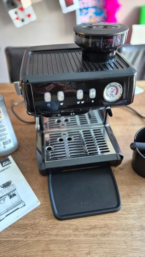 ** Solis Grind & Infuse Compact 1018 | Espressomachine **, Witgoed en Apparatuur, Koffiezetapparaten, Gebruikt, Koffiebonen, Espresso apparaat