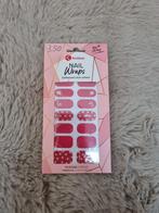 Nail wraps zelfklevend. 14 stuks, + 1 nagelveil. Roze en wit, Ophalen, Nieuw, Toebehoren, Handen en Nagels