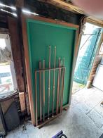 Homas biljart (175 x 95) inclusief accessoires, Ophalen, Gebruikt, Biljarttafel