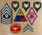 US WW2 and Post War Patch Lot, Verzamelen, Militaria | Tweede Wereldoorlog, Verzenden, Landmacht, Amerika, Embleem of Badge