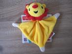 Fisher Price leeuw knuffeldoekje lapje NIEUW Happy People, Nieuw, Overige typen, Ophalen of Verzenden